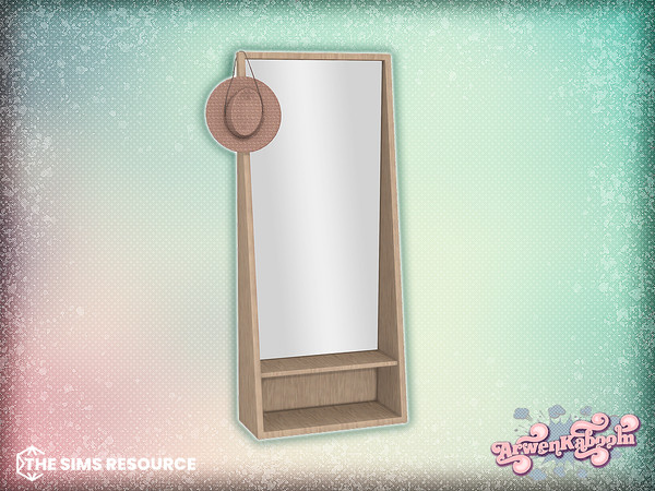 Sims 4 — Glimmer - Hat Mirror by ArwenKaboom — A set of 6 different wall mirrors and a floor one. Find all items by