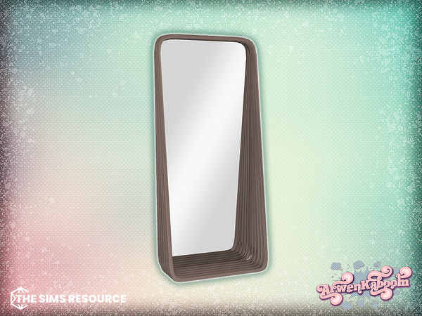 Sims 4 — Glimmer - Shelf Mirror by ArwenKaboom — A set of 6 different wall mirrors and a floor one. Find all items by