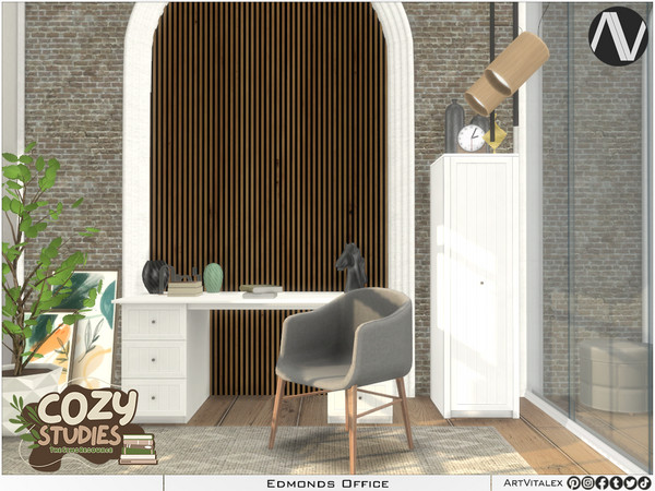 Sims 4 — Edmonds Office by ArtVitalex — Bedroom Collection All rights reserved - Belong to 2024 ArtVitalex@TSR - Custom