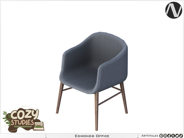 Sims 4 — Edmonds Chair by ArtVitalex — Bedroom Collection All rights reserved - Belong to 2024 ArtVitalex@TSR - Custom