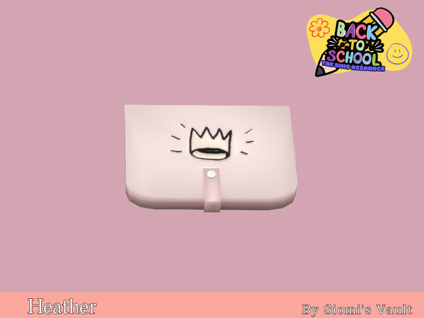 Sims 4 — Heather - Wallet by siomisvault — Hello out there! I made a back to school set for all of you I hope you like