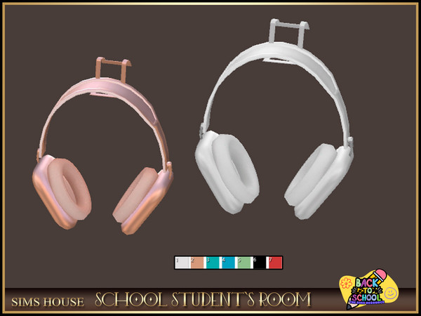 Sims 4 — [Sims House] Headphones | SCHOOL STUDENT'S ROOM by Sims_House — SCHOOL STUDENT'S ROOM: