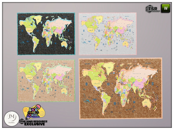 Sims 4 — back to school deku rugs by jomsims — Back to school. but art school inspiration.