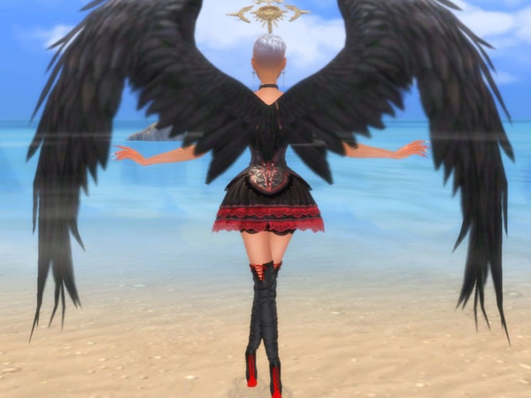 Sims 4 — Dark Wing Loading Screen by dovelove420 — Please only have ONE Loading Screen in your game at a time.
