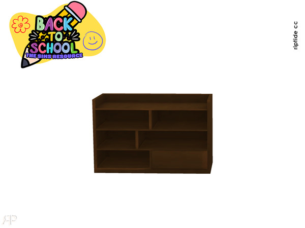 Sims 4 — Riptide CC- Back to Books Collection File Shelf 2 by Riptidecc — The Back to Books Collection brings a timeless,