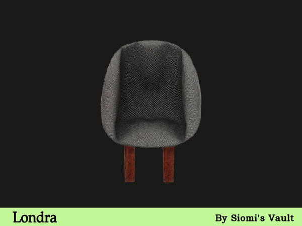 Sims 4 — Londra - Living Chair by siomisvault — Londra set is part of the room I made for the whole month so you'll find