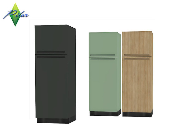 Sims 4 — Isla Refrigerator by Pilar — A kitchen that leaves a lot of freedom of expression