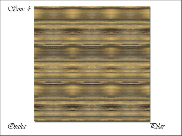 Sims 4 — Wall Osaka Paneling by Pilar — Wall Osaka Paneling