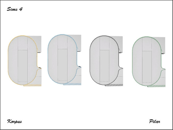 Sims 4 — CYFI Korpus Refrigerator by Pilar — CYFI Korpus Refrigerator