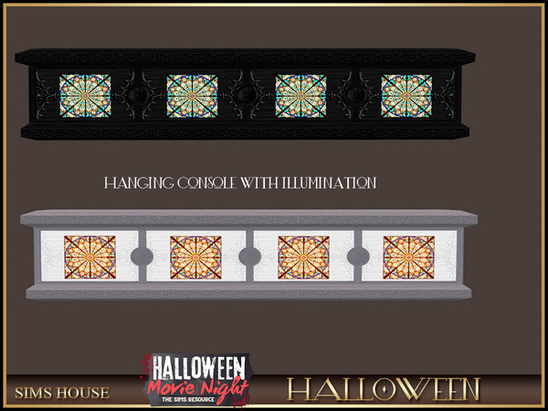 Sims 4 — [Sims House] Hanging console with backlight | Halloween by Sims_House — Halloween
