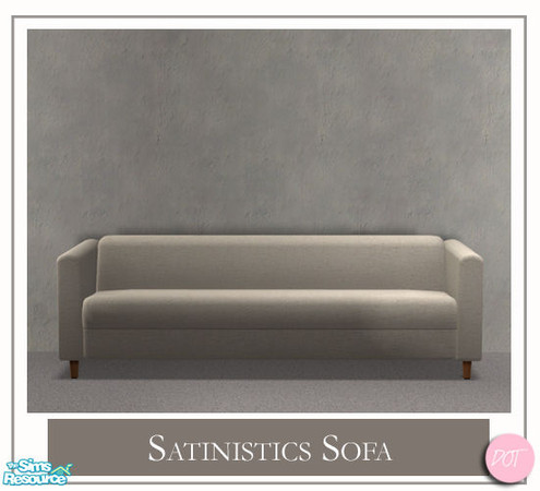 Sims 2 — Satinistics - DOT-Satinistics Living Sofa MESH by DOT — UPDATED Nov 29 PLEASE RE-DOWNLOAD SOFA MESH.
