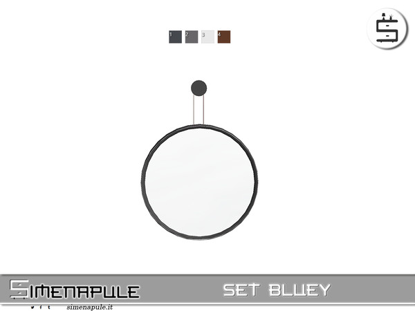 Sims 4 — Set Bluey - Mirror by Simenapule — Set BlueySet BlueySet BlueySet BlueySet Bluey