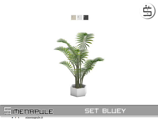 Sims 4 — Set Bluey -  Plant by Simenapule — Set BlueySet BlueySet BlueySet BlueySet Bluey