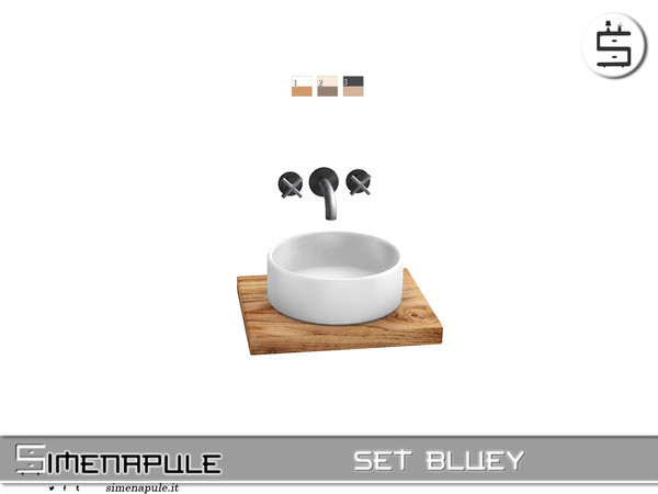 Sims 4 — Set Bluey -  Sink by Simenapule — Set BlueySet BlueySet BlueySet BlueySet Bluey