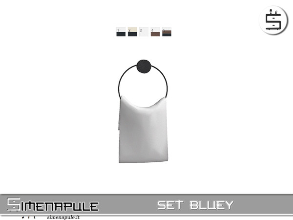 Sims 4 — Set Bluey - Towel by Simenapule — Set BlueySet BlueySet BlueySet BlueySet Bluey