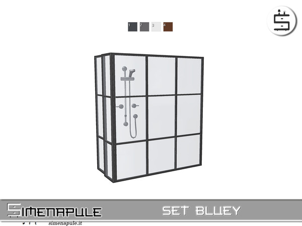 Sims 4 — Set Bluey - Shower by Simenapule — Set BlueySet BlueySet BlueySet BlueySet Bluey