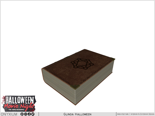 Sims 4 — Glinda Spell Book by Onyxium — Onyxium@TSR Design Workshop Halloween Collection - Belong To The 2024 Year