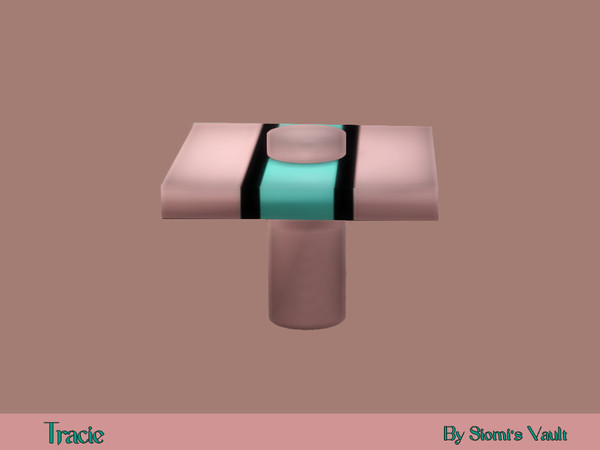 Sims 4 — Tracie - End Table by siomisvault — I wanted something cute for all of you so here we go I made Tracie a cute
