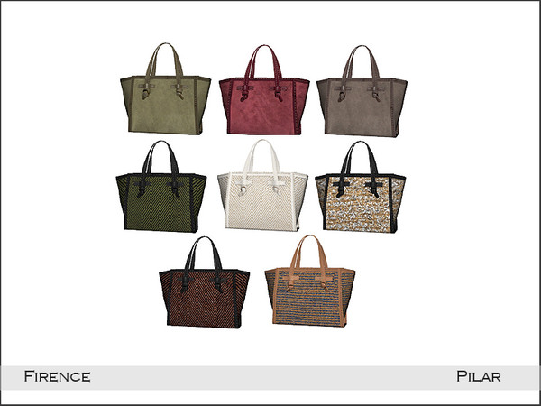 Sims 4 — Pilar Firence Bag1 Small by Pilar — Decorative objects to create a handbag store or decorate closets and