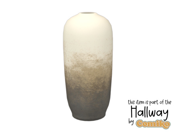 Sims 4 — Comiko Hallway Empty Vase by Comiko — Hi! Hallway Set is base game compatible and consists of 7 items Happy