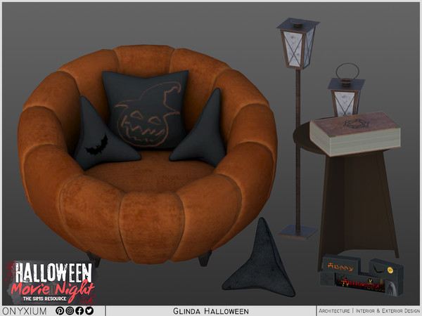 Sims 4 — Glinda Halloween Main Objects by Onyxium — Onyxium@TSR Design Workshop Halloween Collection - Belong To The 2024