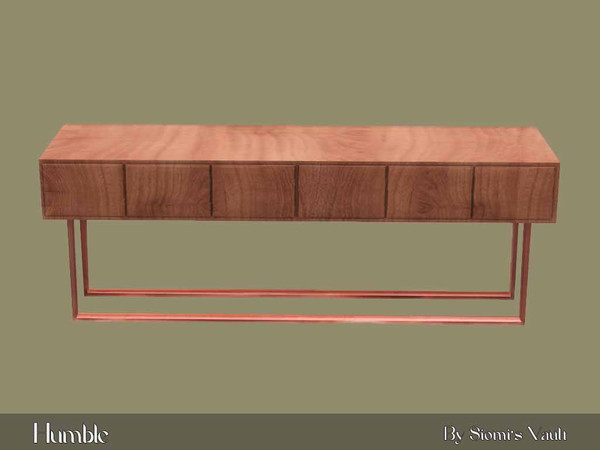 Sims 4 — Humble - End Table by siomisvault — I like this set it's modern a mix of rustic I'm not sure but I like it so I