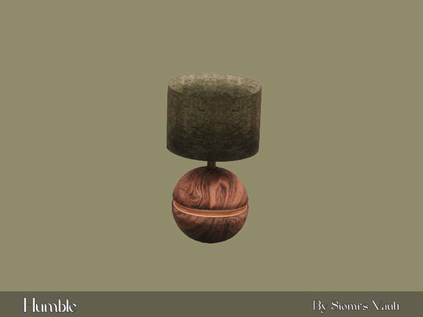 Sims 4 — Humble - Lamp by siomisvault — I like this set it's modern a mix of rustic I'm not sure but I like it so I hope