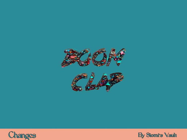 Sims 4 — Changes - Boom Clap by siomisvault — I really like making colorful furniture and decor so here we go again haha