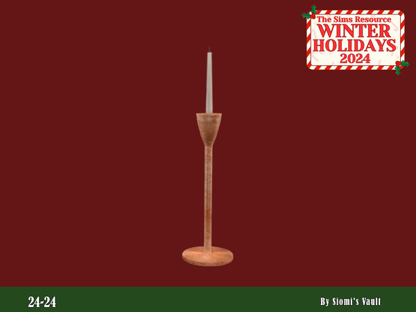 Sims 4 — 24-24- Candle by siomisvault — 24-24 the Christmas Set for all of you. In this set you'll find different decors