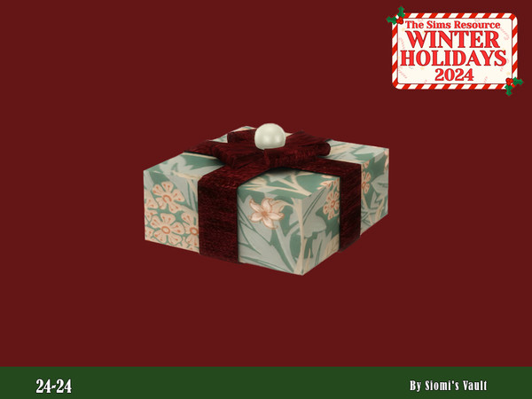 Sims 4 — 24-24- Gift by siomisvault — 24-24 the Christmas Set for all of you. In this set you'll find different decors