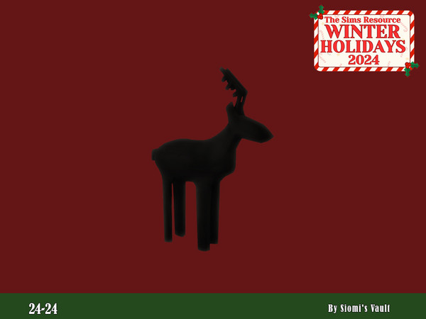 Sims 4 — 24-24- Reindeer by siomisvault — 24-24 the Christmas Set for all of you. In this set you'll find different