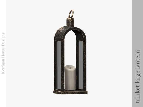 Sims 4 — Trinket Large Lantern by kerriganhouse — A set of vintage, shabby chic clutter items.