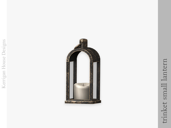 Sims 4 — Trinket Small Lantern by kerriganhouse — A set of vintage, shabby chic clutter items.