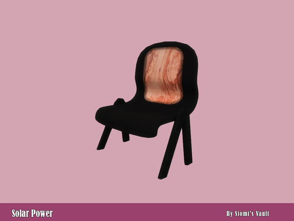Sims 4 — Solar Power - Chair by siomisvault — Hello out there! Lets start 2025 with Solar Power all the power we can get!
