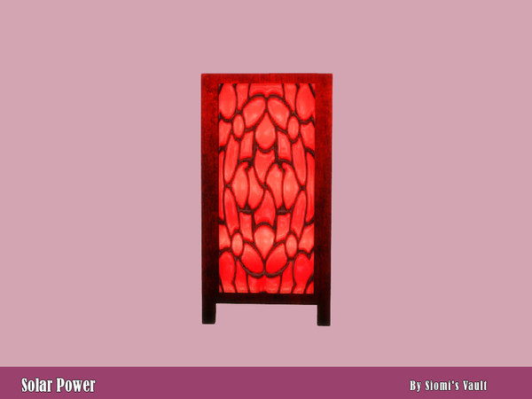 Sims 4 — Solar Power - Lamp by siomisvault — Hello out there! Lets start 2025 with Solar Power all the power we can get!