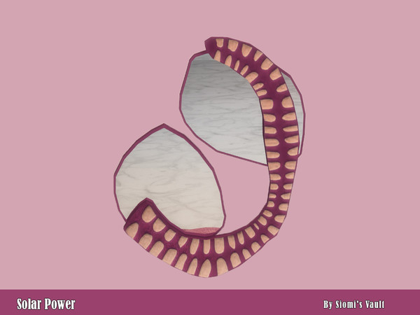 Sims 4 — Solar Power - Wall Mirror by siomisvault — Hello out there! Lets start 2025 with Solar Power all the power we