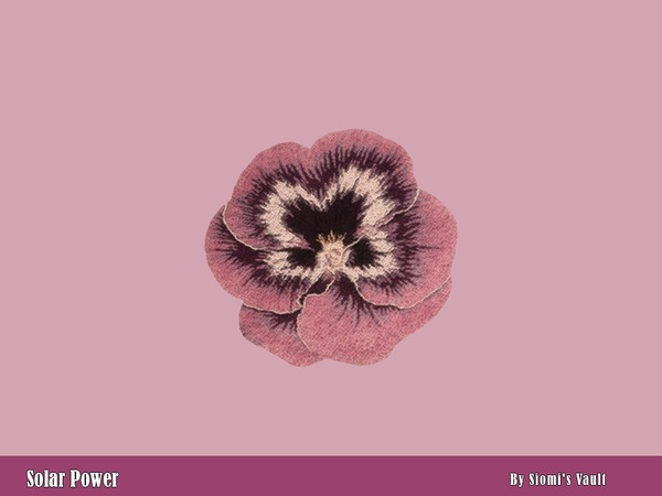 Sims 4 — Solar Power - Rug by siomisvault — Hello out there! Lets start 2025 with Solar Power all the power we can get!