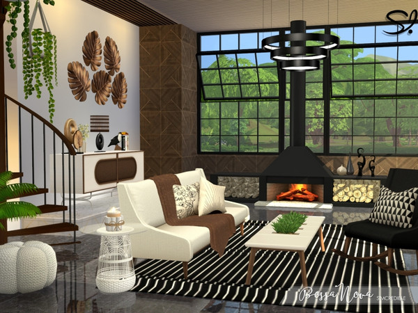 Sims 4 — Bossa Nova Living Candle by SIMcredible! — Again we got inspired by Bossa Nova and tropical vibes! And why?
