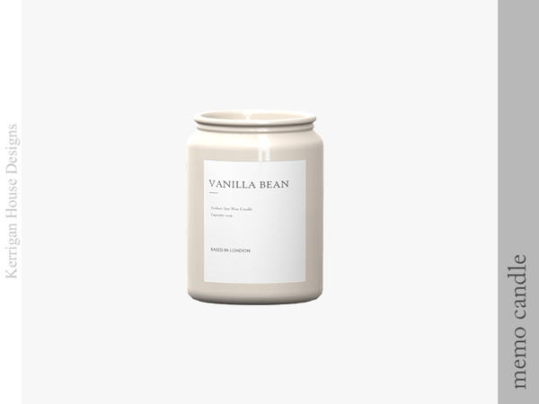 Sims 4 — Memo Candle by kerriganhouse — A stylish luxury desk clutter and deco set.