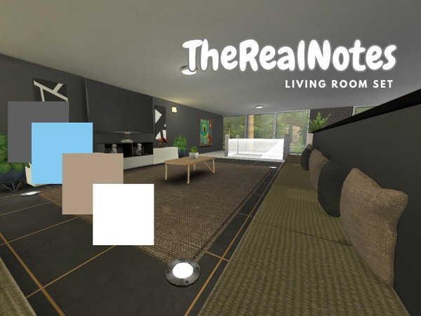 Sims 4 — NOTES Pillow V1 by TheRealNotes — With this modern pack, you can give a unique touch to your living space!