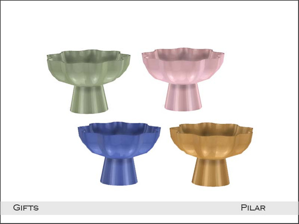 Sims 4 — Pilar Gifts BowlSmall by Pilar — Vibrant Color Gifts for the Home