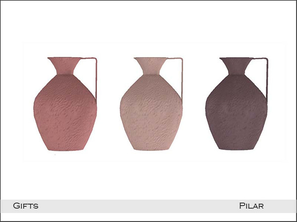 Sims 4 — Pilar Gifts Vase2 by Pilar — Vibrant Color Gifts for the Home