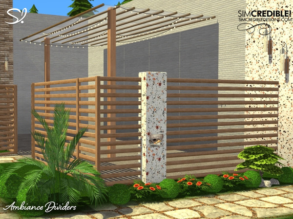 Sims 4 — Ambiance Divider Palms by SIMcredible! — Bringing now the second part of our Ambiance collection. Some of these