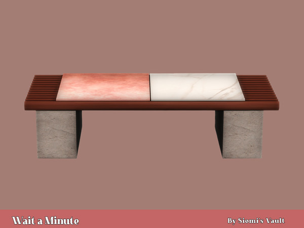 Sims 4 — Wait a Minute - Coffee Table by siomisvault — Hello! I bring you a set that is pretty chill I hope you like it!