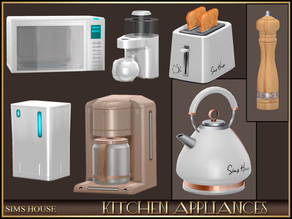Sims 4 — KITCHEN APPLIANCES by Sims_House — KITCHEN APPLIANCES
