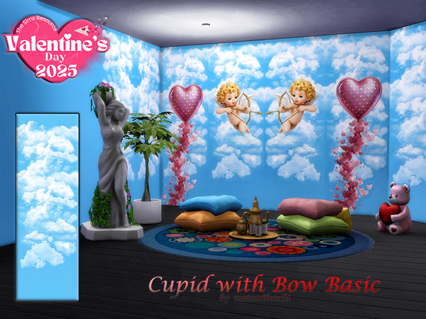 Sims 4 — Cupid with Bow Basic.package by matomibotaki — And if it doesn't work out even on Valentine's Day, little Cupid