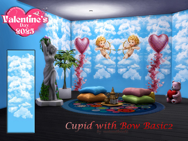 Sims 4 — Cupid with Bow Basic2.package by matomibotaki — And if it doesn't work out even on Valentine's Day, little Cupid
