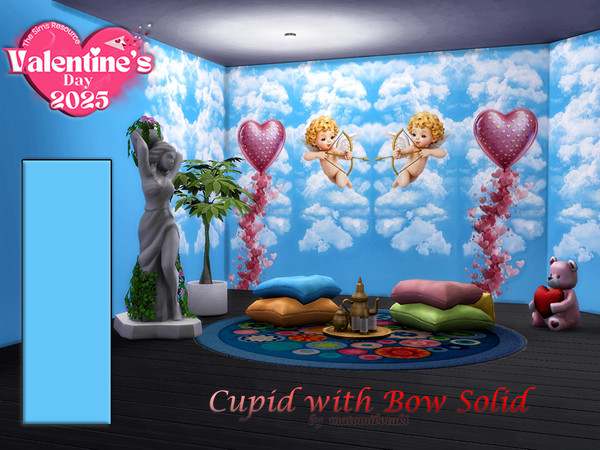 Sims 4 — Cupid with Bow Solid.package by matomibotaki — And if it doesn't work out even on Valentine's Day, little Cupid