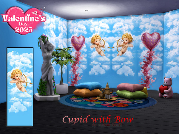 Sims 4 — Cupid with Bow.package by matomibotaki — And if it doesn't work out even on Valentine's Day, little Cupid will