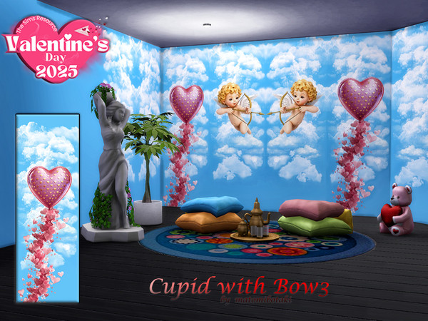 Sims 4 — Cupid with Bow3.package by matomibotaki — And if it doesn't work out even on Valentine's Day, little Cupid will